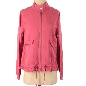 NWT Anthropologie Sanctuary lyocell drawstring zip up jacket size S